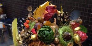 Новогодишен топиарий от шишарки: зимна сувенирна елха от шишарки